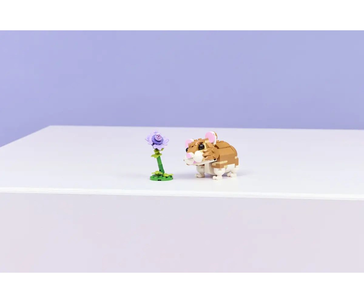 Конструктор LEGO Creator Милый хомячок с цветком 166 дет. - фото 7