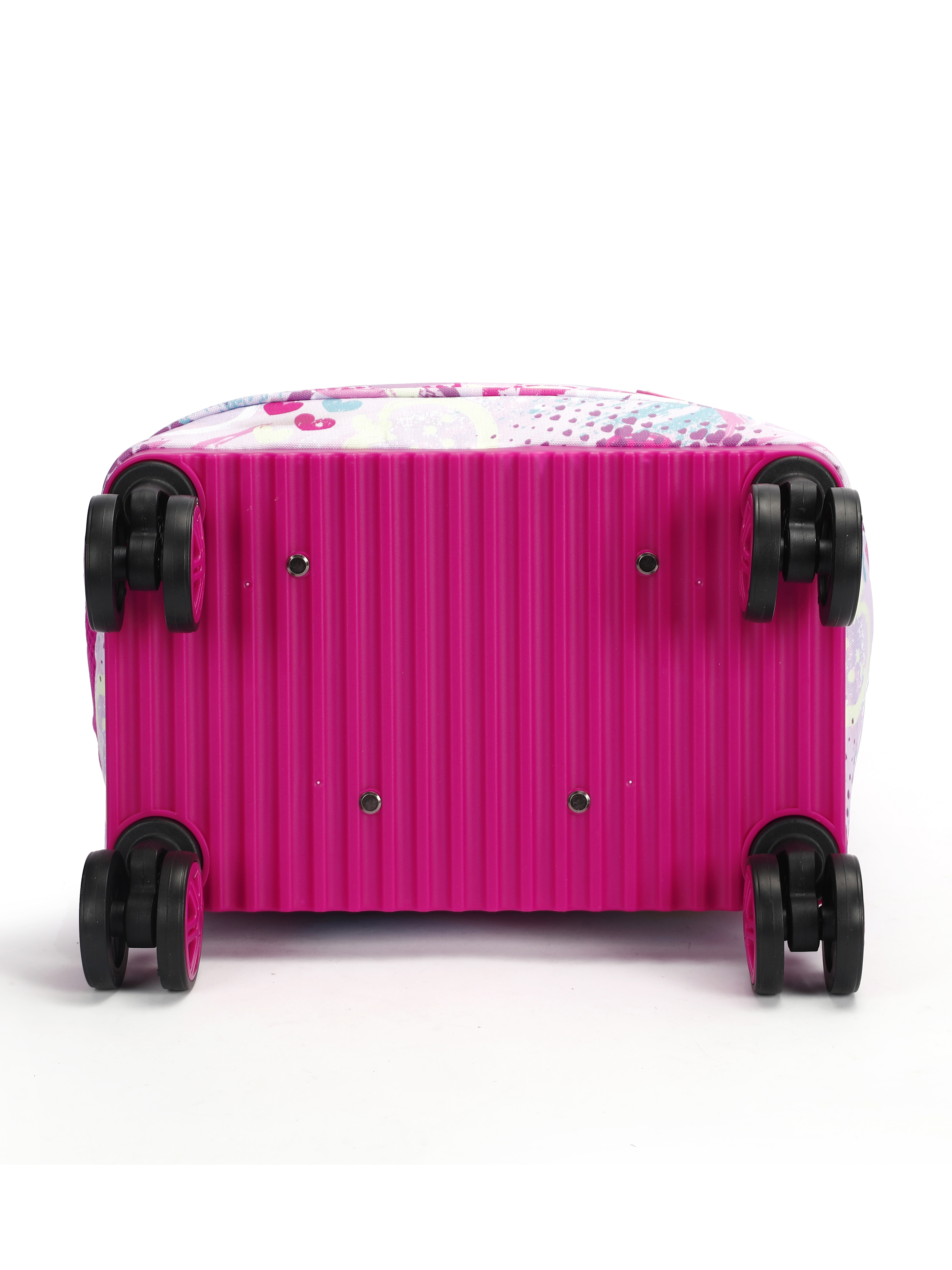 Чемодан Beyond time Сердечки на светлом фоне - фото 11