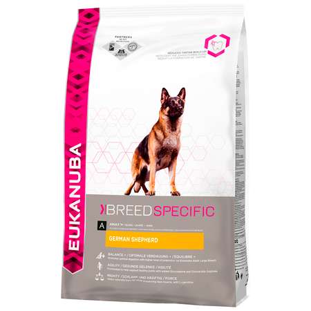 Корм для собак Eukanuba 10кг Dog DNA с мясом птицы для немецких овчарок