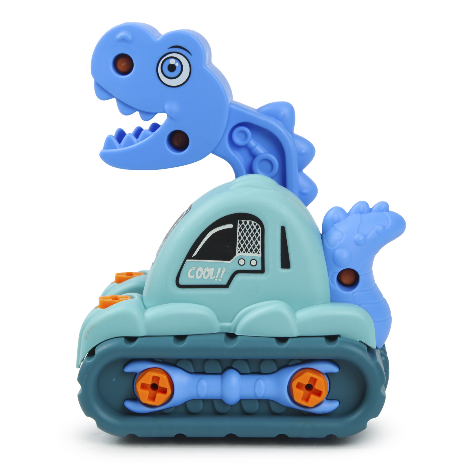 Конструктор BabyGo Дино Экскаватор сборная игровая модель - фото 6