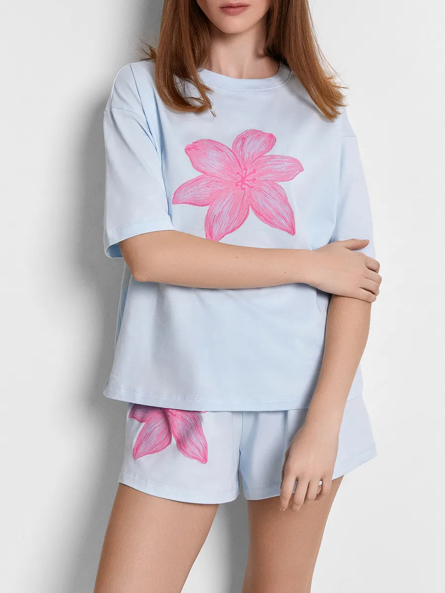 Пижама Mark Formelle (Марк Формэль) 592591/кристалл +печать - фото 11