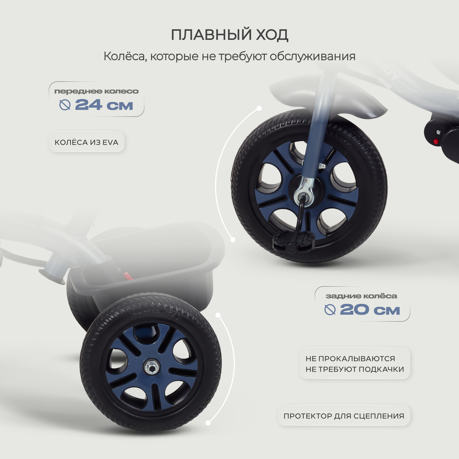 Трехколесный велосипед Rant Basic 10 дюймов - фото 6