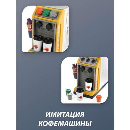 Игровой набор Veld Co тележки и корзинки, прилавок, касса, продукты