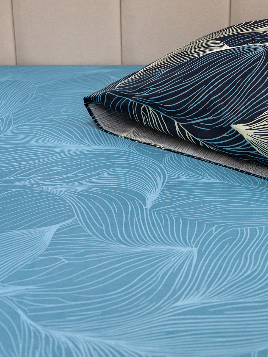 Комплект постельного белья для SNOFF сатин Крена двуспальный 4 предм. - фото 4