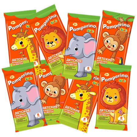 Влажные салфетки PAMPERINO