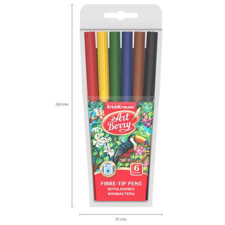 Фломастеры ArtBerry 6 цв.