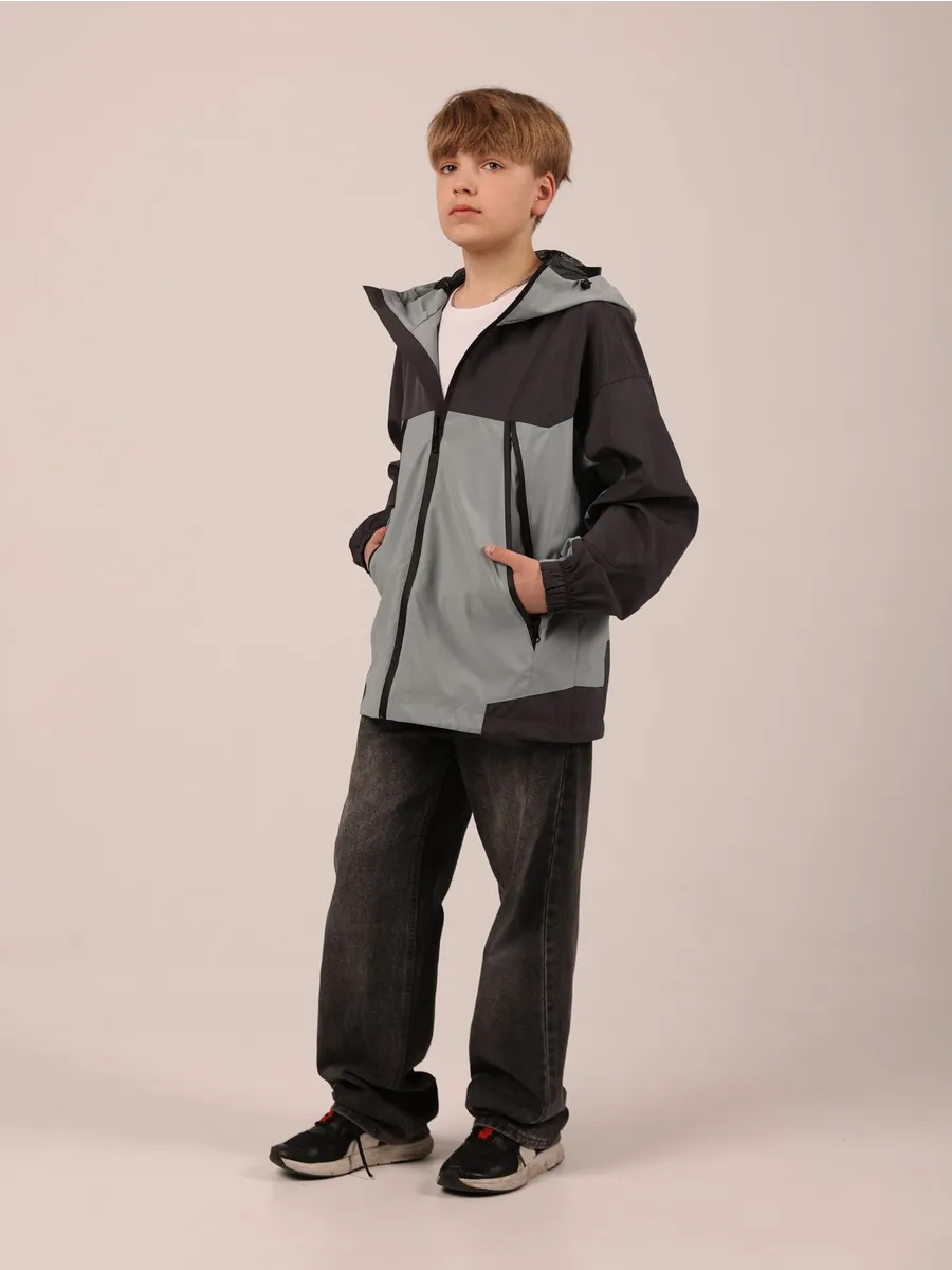 Ветровка Аврора 946-голубой/графит - фото 11