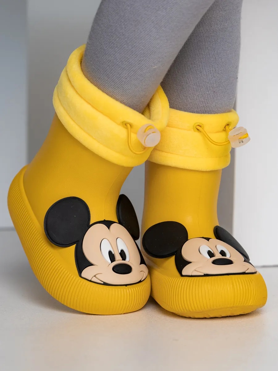 Резиновые сапоги ТопТошкин 014-микки-желт - фото 1