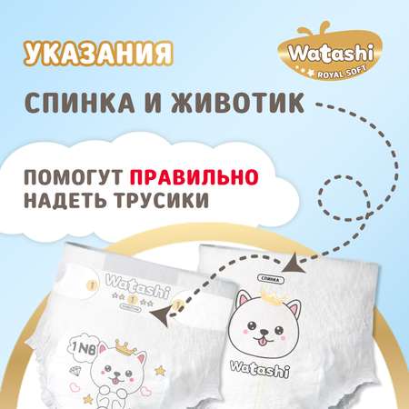 Подгузники WATASHI Royal Soft Royal Soft NB (до 5 кг) 24 шт.