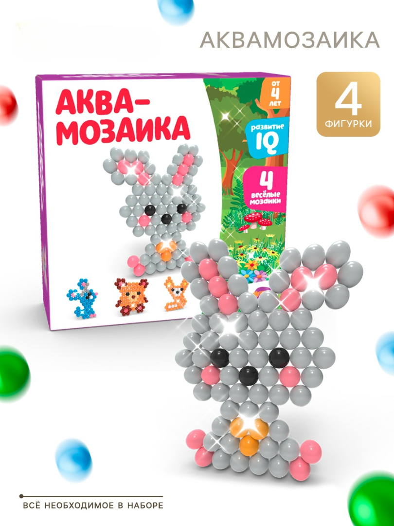 Аквамозаика Эврики Лесные зверята - фото 1