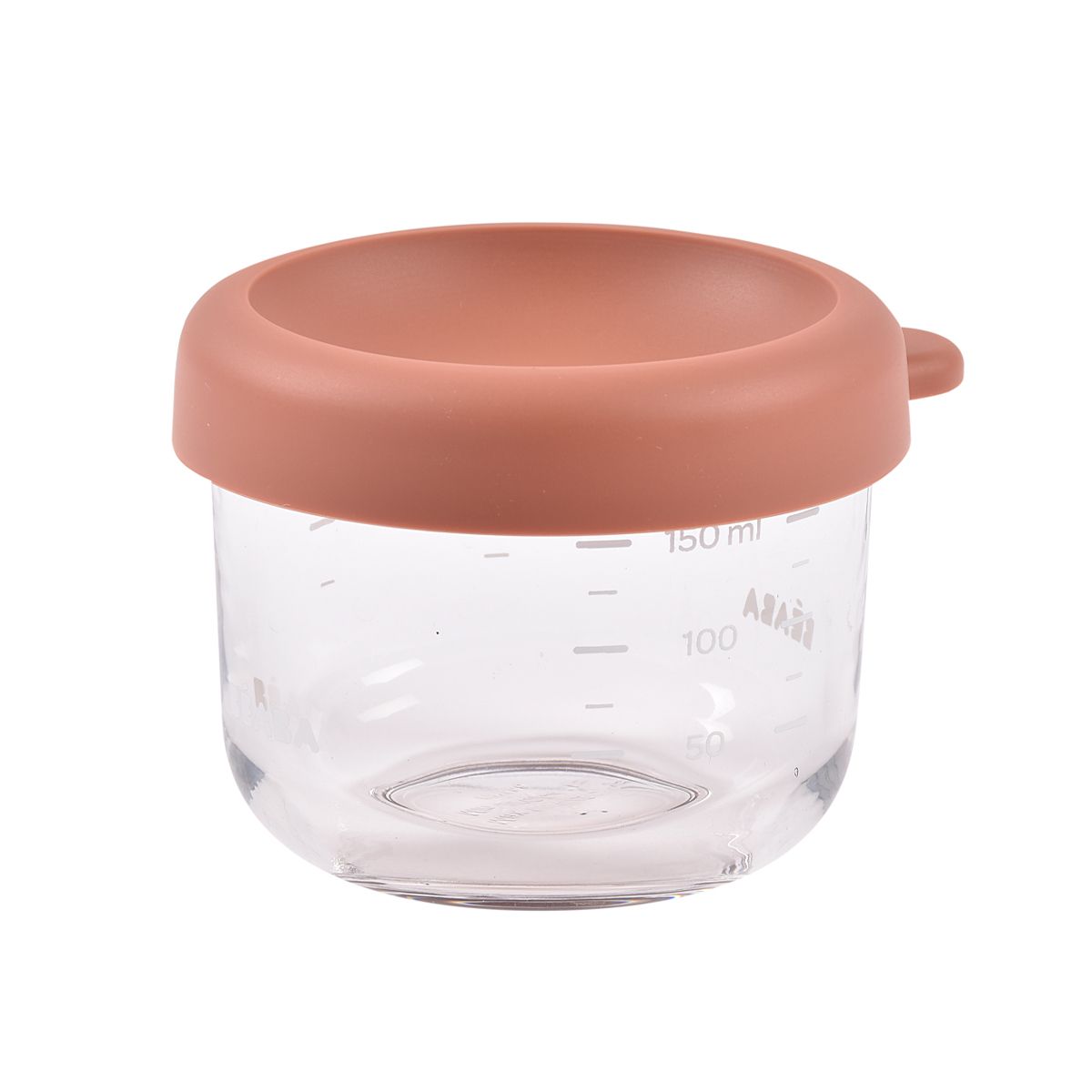 Контейнер для детского питания и молока BEABA 150 мл с крышкой, стекло коралловый - фото 6