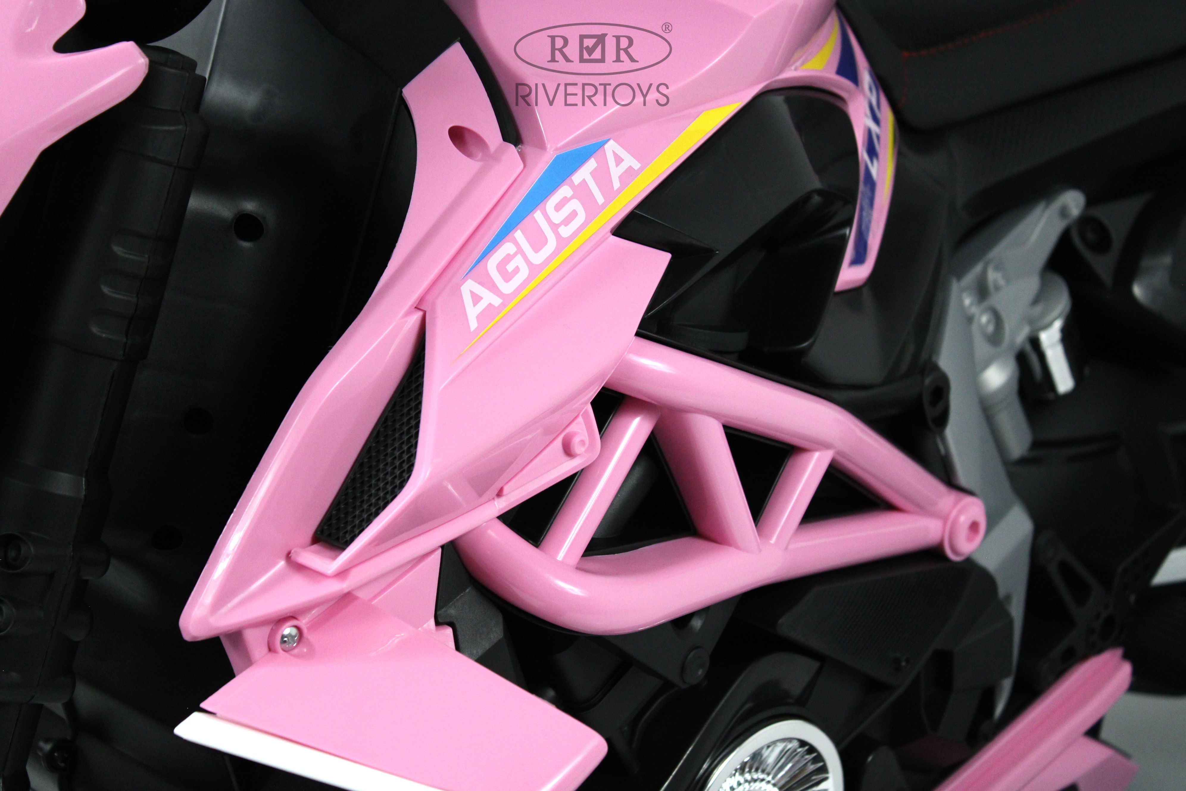 Электромобиль RIVERTOYS C111MC-PINK - фото 16