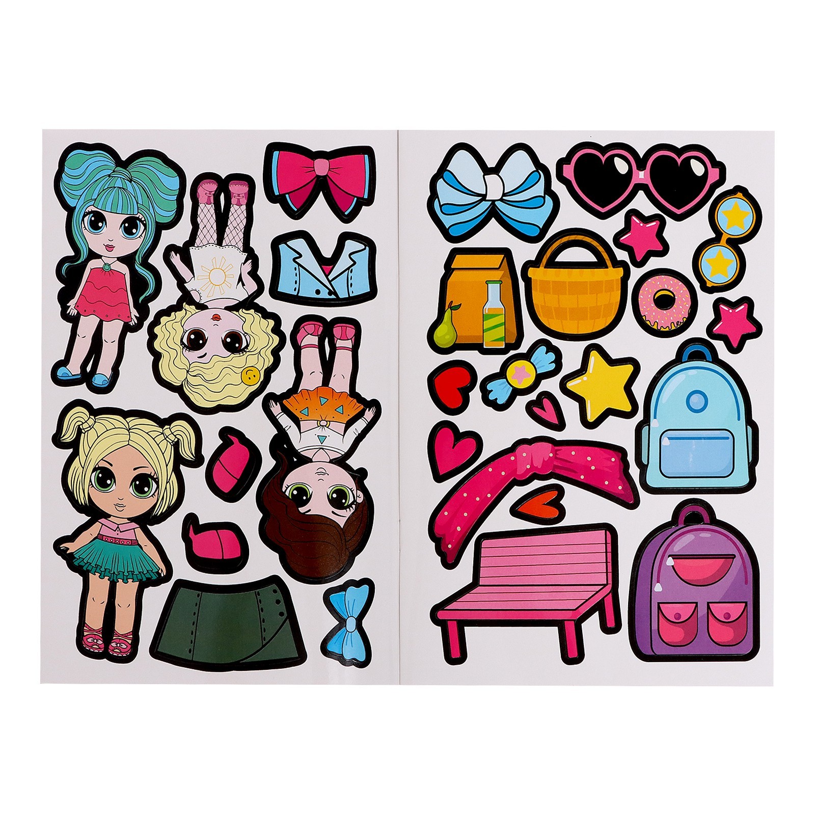 Альбом наклеек Буква-ленд Super куколки - фото 2
