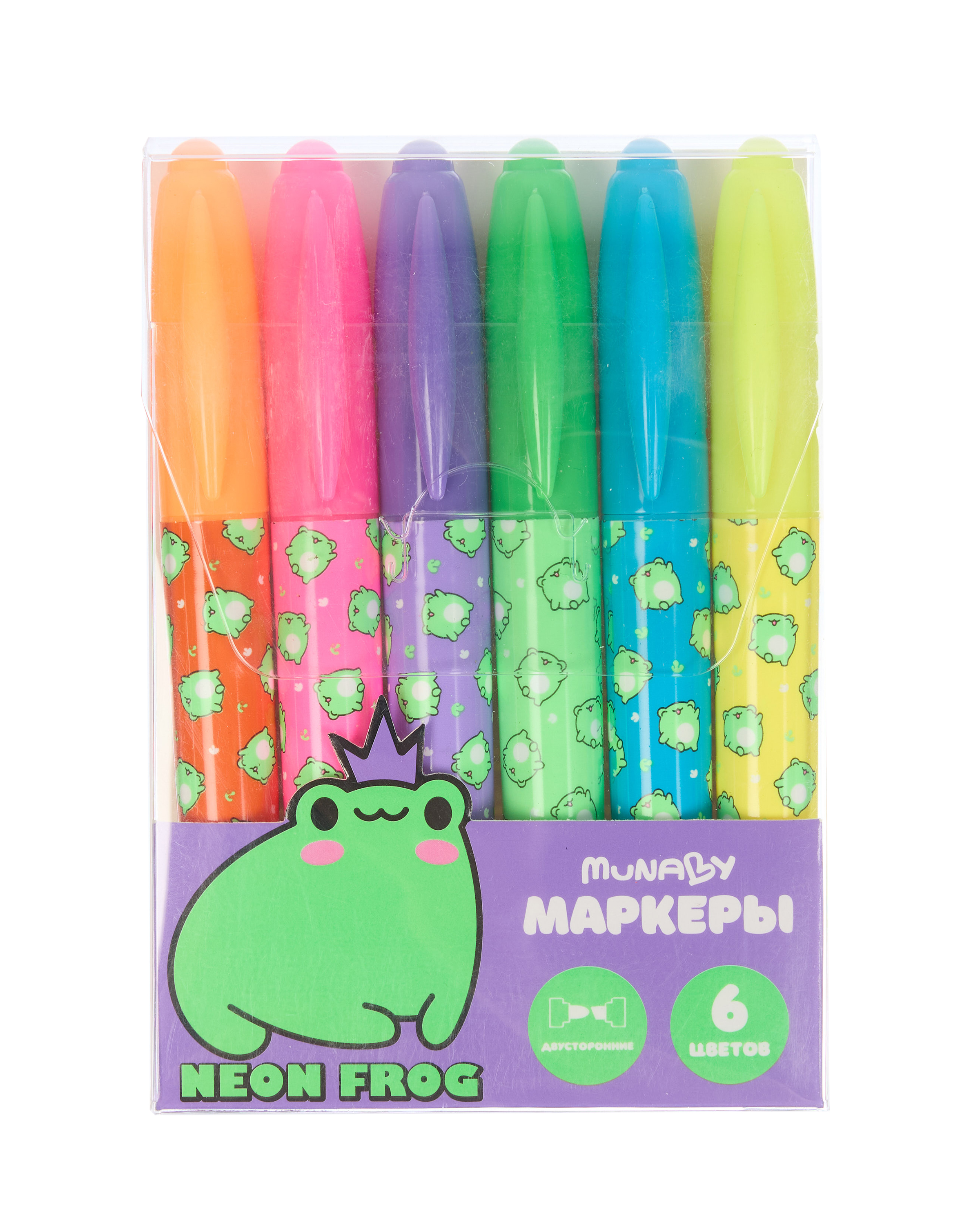 Маркеры Munaby 6 цв. - фото 1