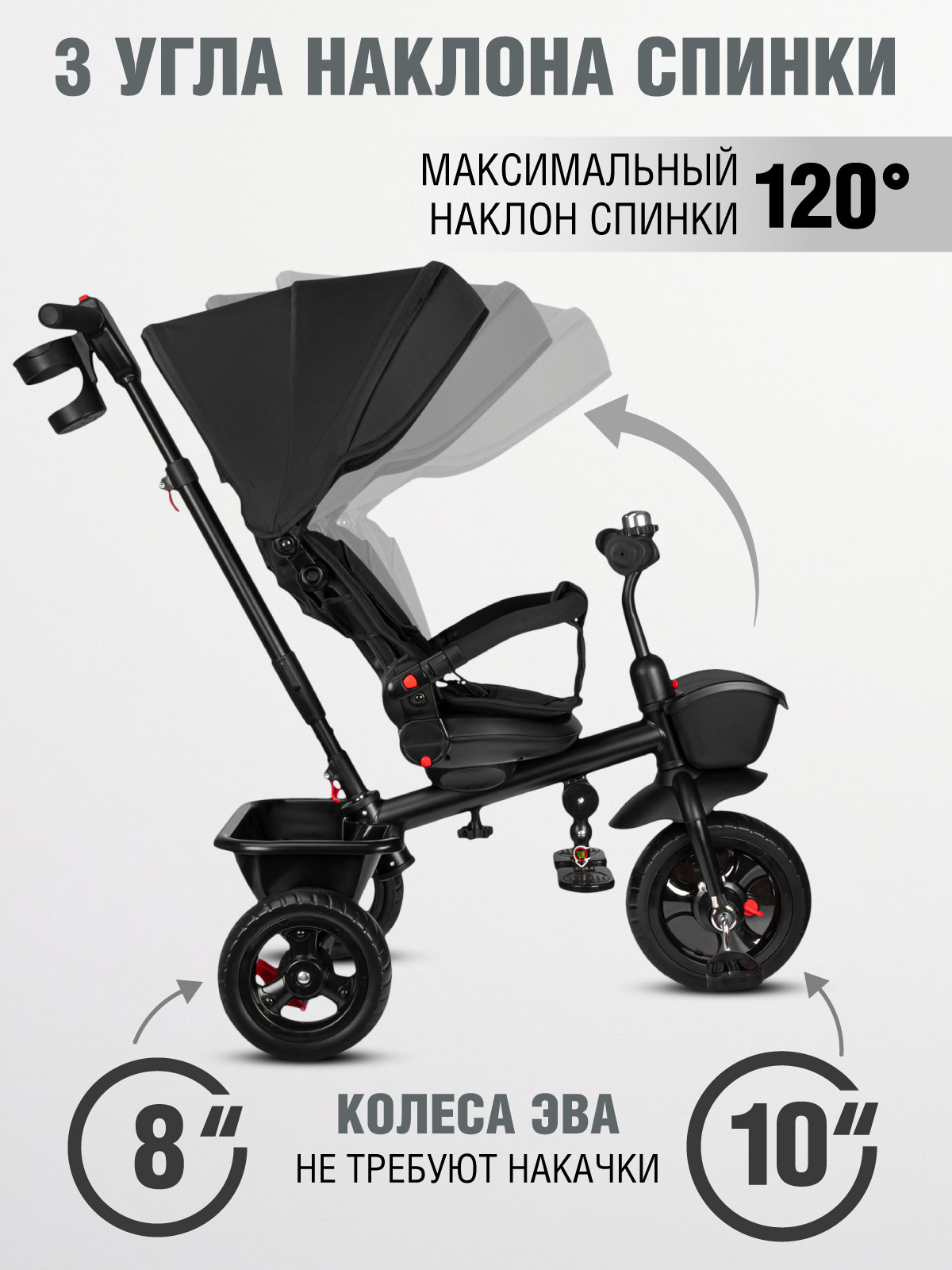 Трехколесный велосипед CITYRIDE - фото 3