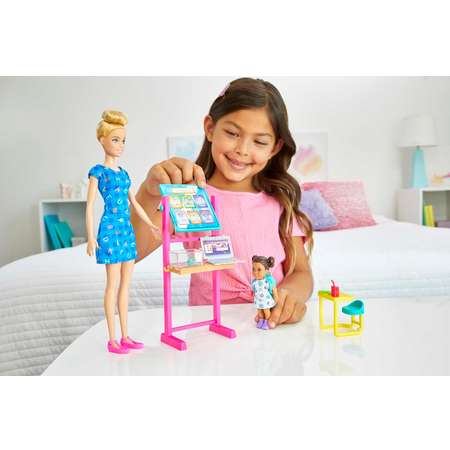 Кукла модельная Barbie Кем быть? Учительница