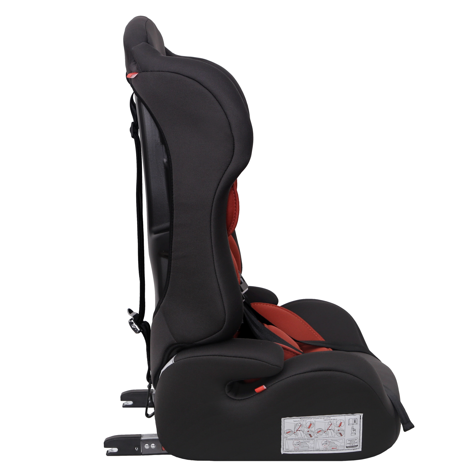 Автокресло Babyton Nils FIX I/II/III clay grey Isofix 1/2/3 (9-36 кг) - фото 17