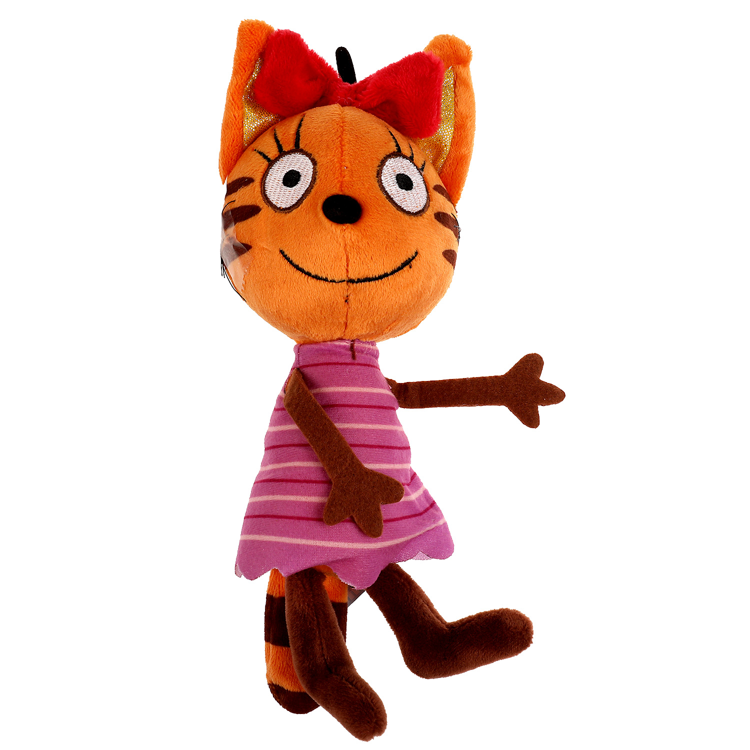 Мягкая игрушка котик 14 см - фото 1