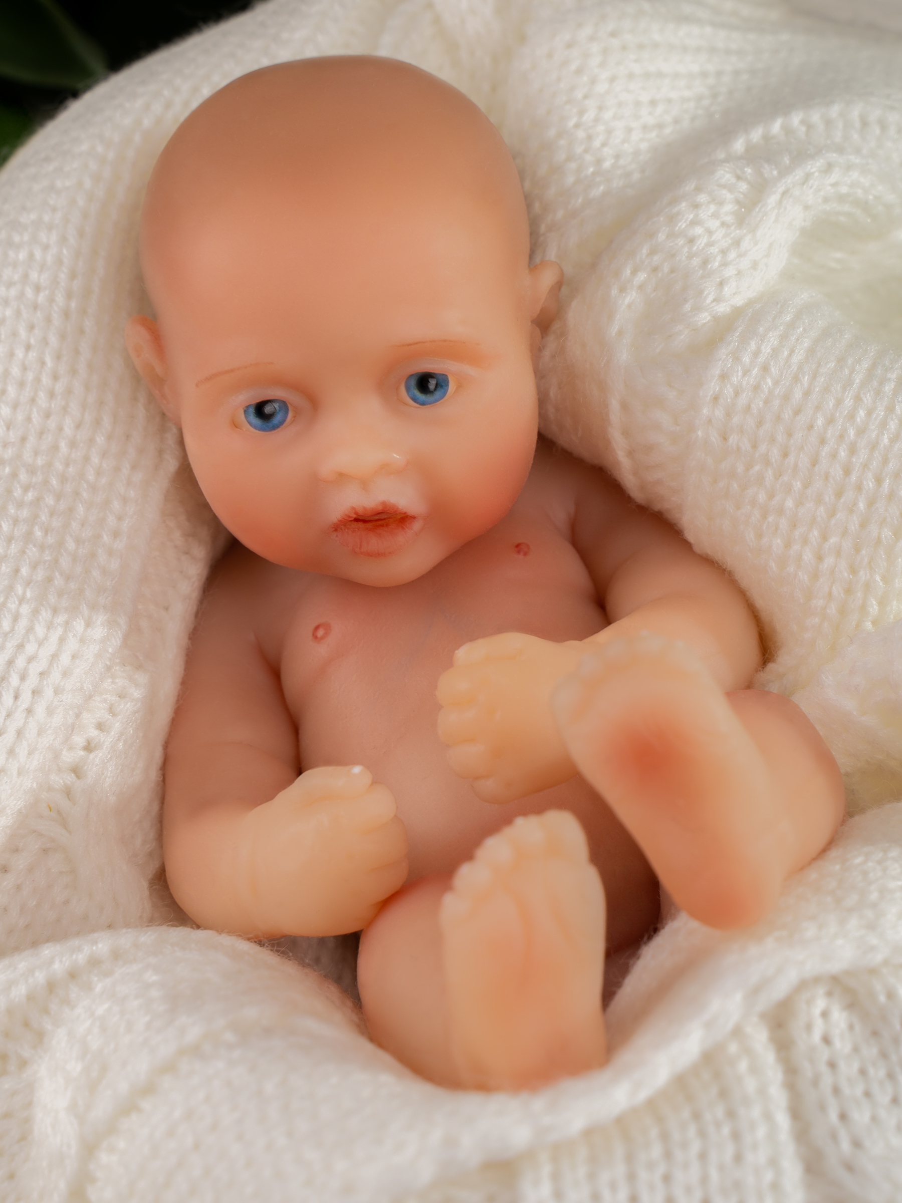 Кукла мини Magic Manufactory Magic baby Пупс реборн девочка высота 19 см 4631162180901 - фото 25