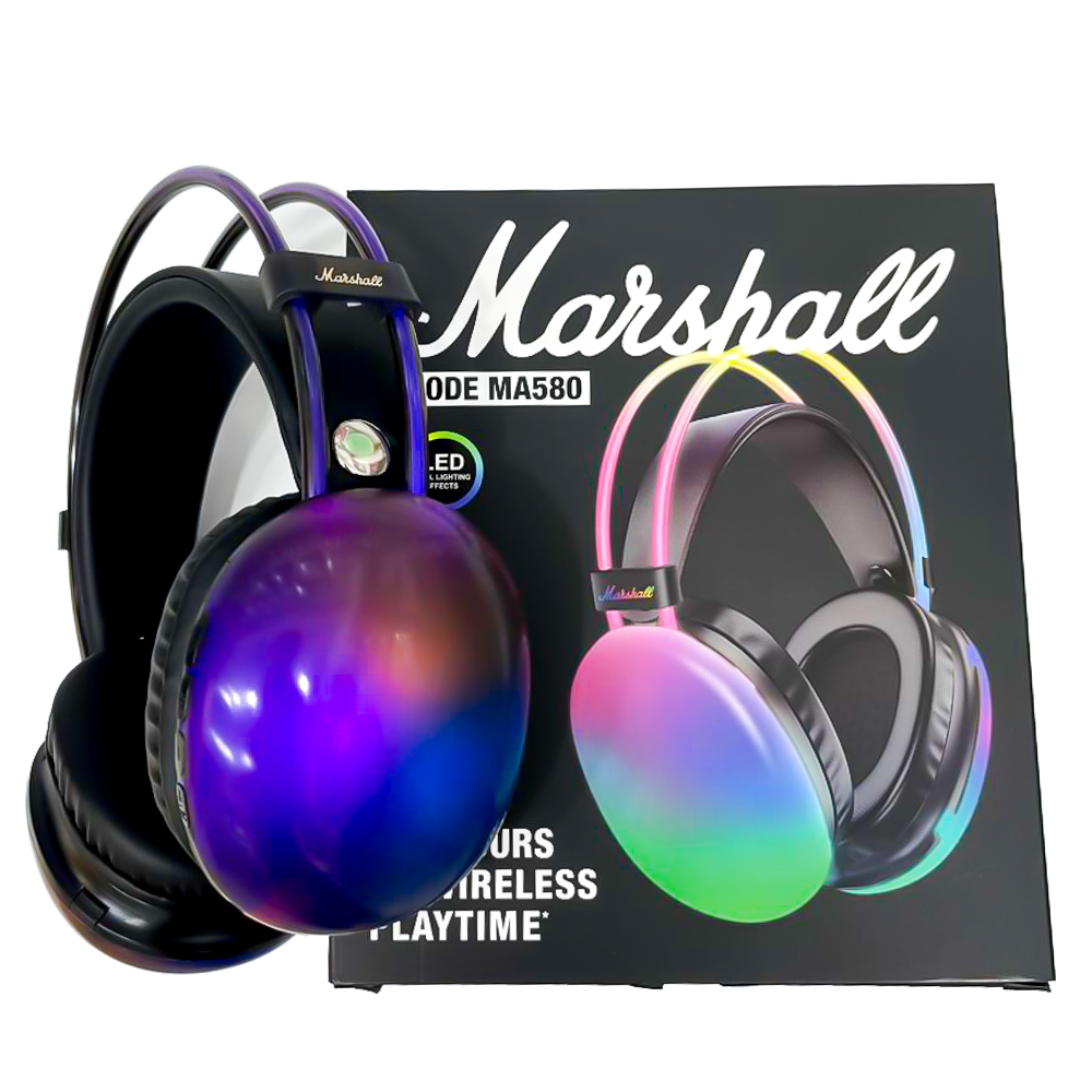 Наушники Bluetooth CASTLELADY беспроводные Marshall ma 580 black - фото 3