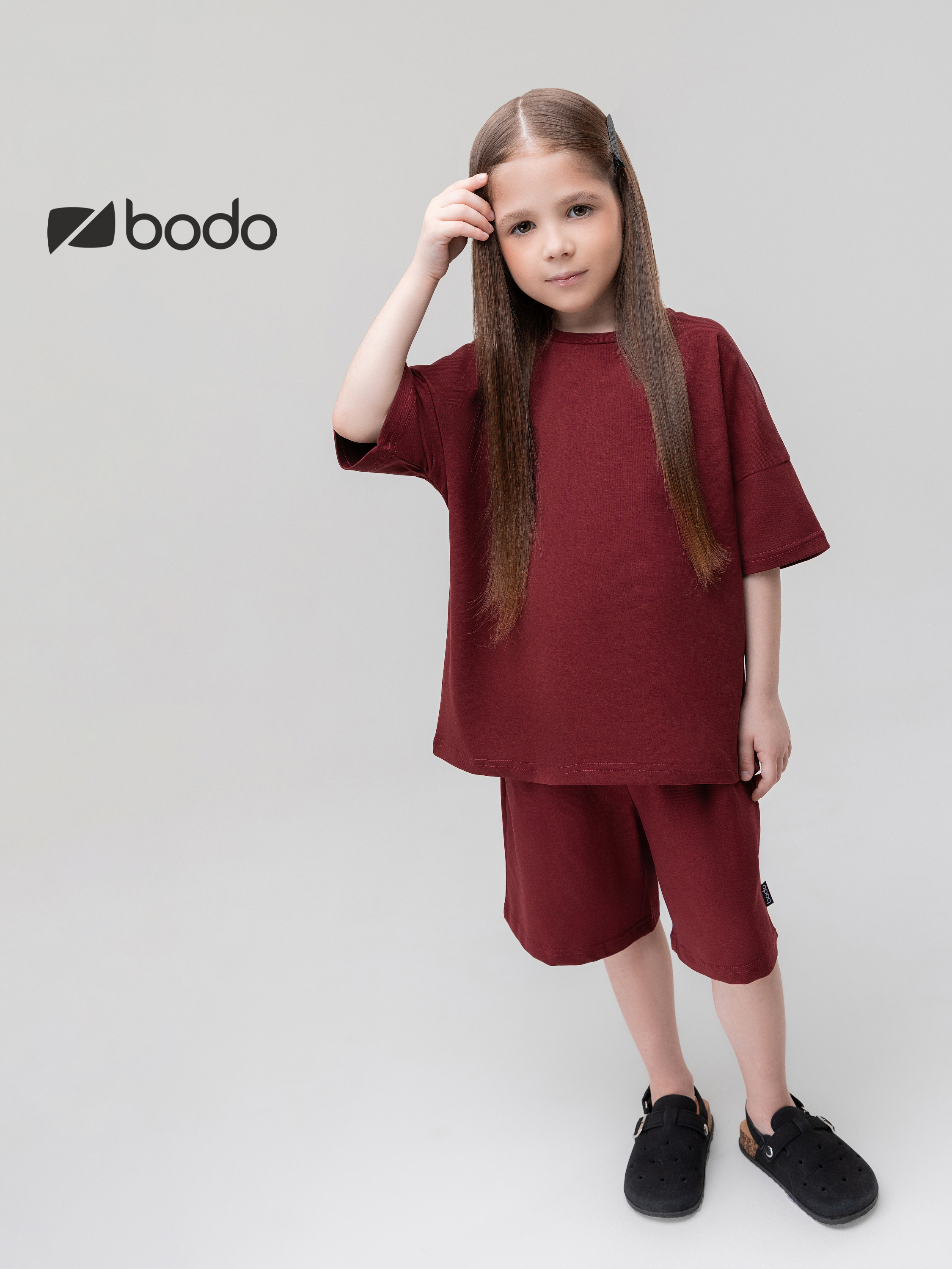 Костюм спортивный Bodo 11-373МU_бордовый - фото 3