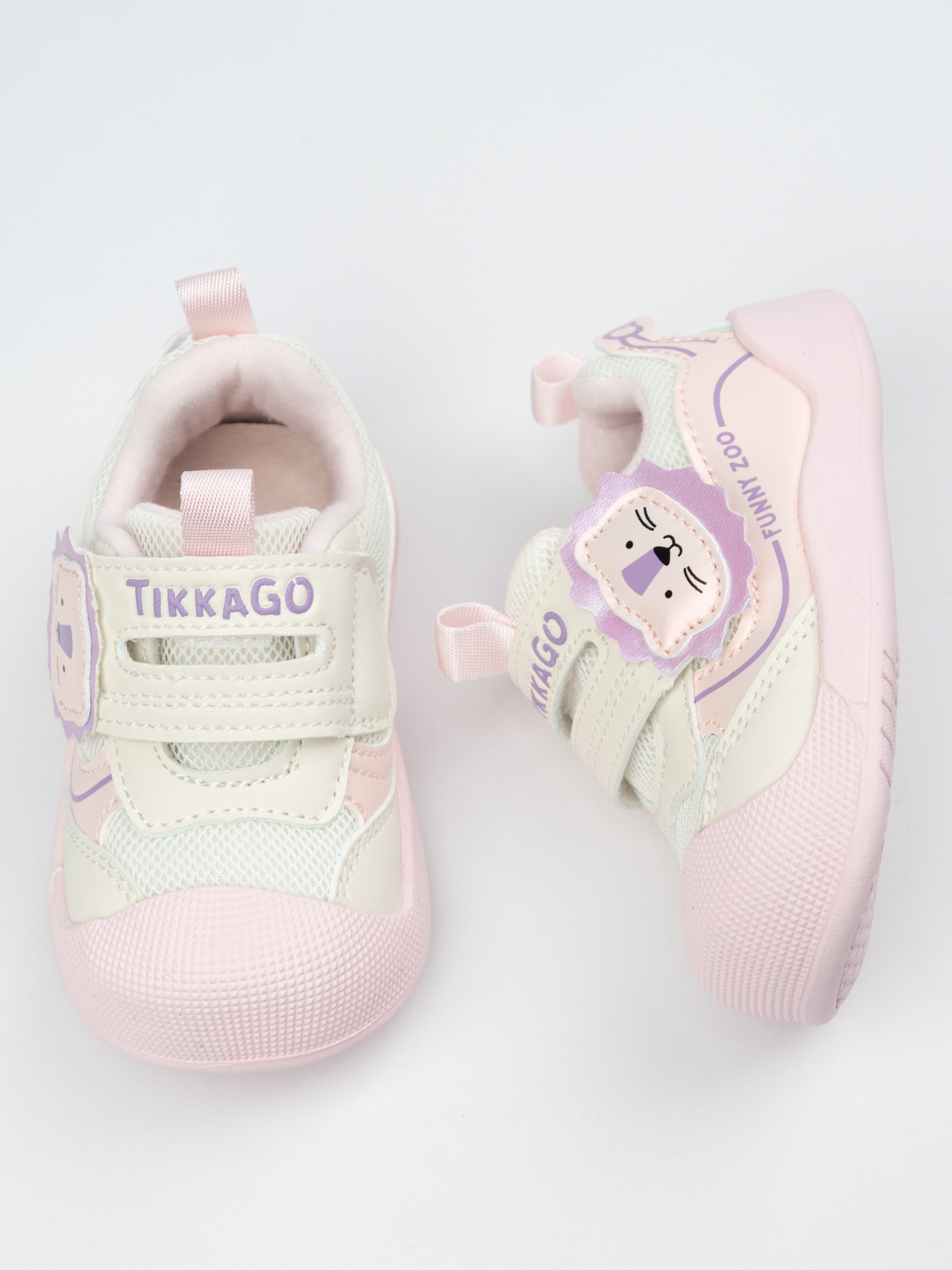 Кроссовки TikkaGo 2G09_23102_beige-pink - фото 3