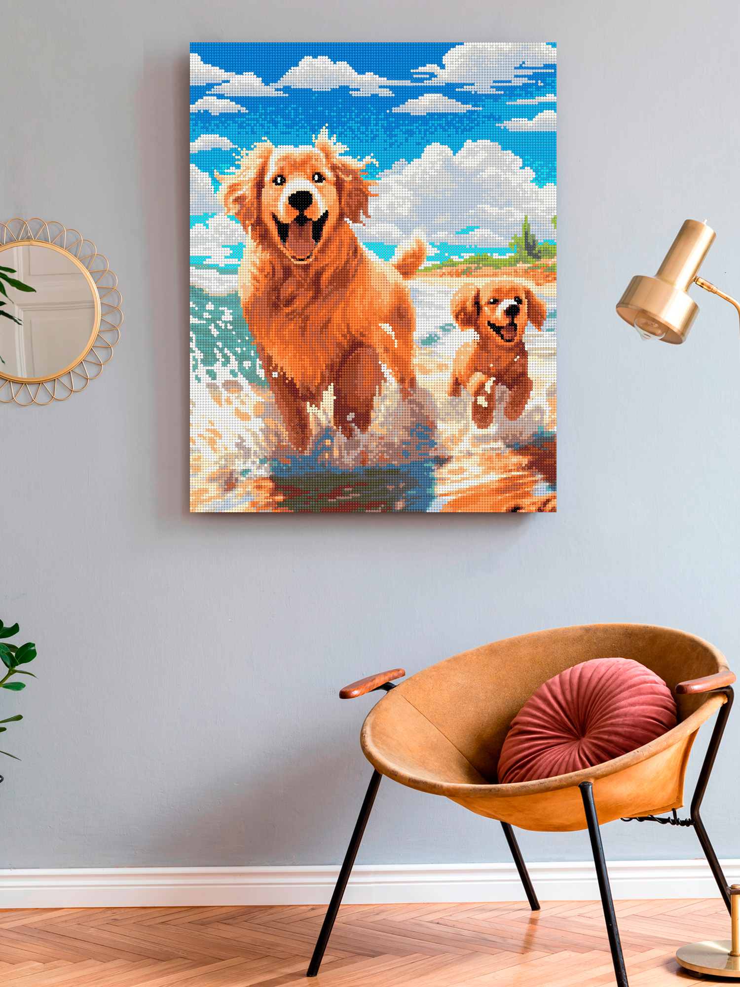 Алмазная мозаика Art on Canvas Игры на пляже в ассортименте - фото 3