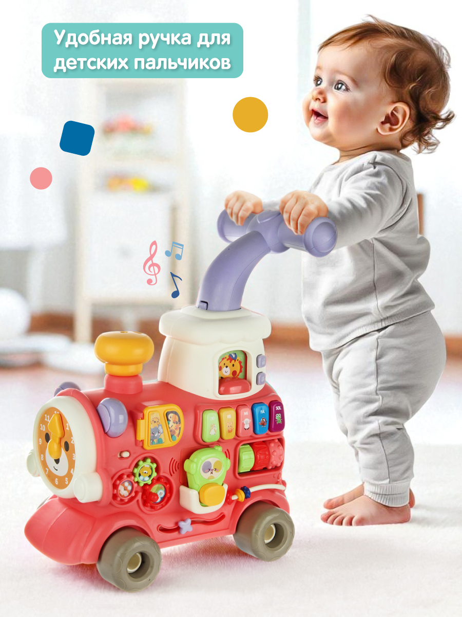 Ходунки Veld Co с ручкой красный - фото 16