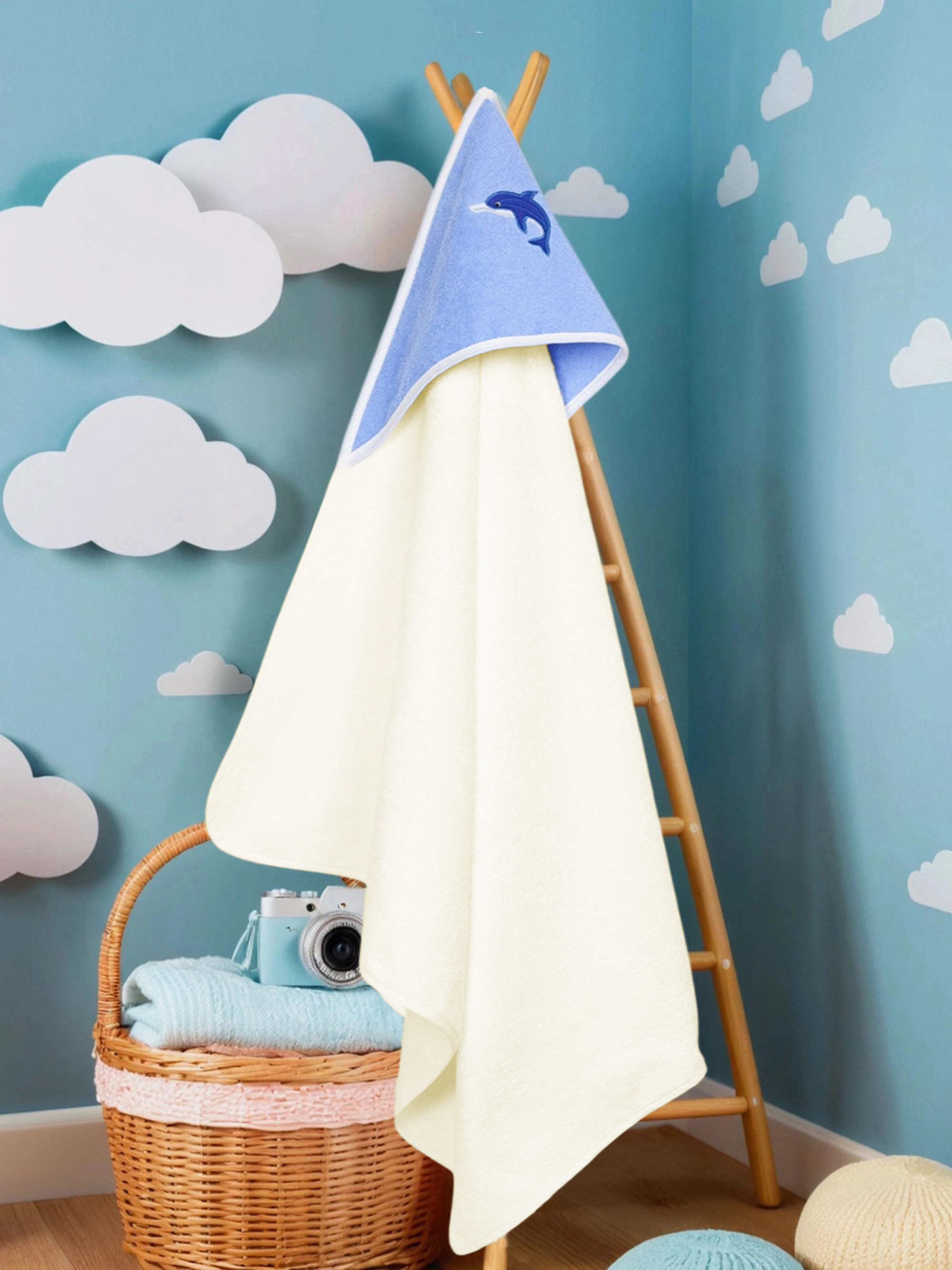 Полотенце уголок Wellness Малыш-01/55_Д 80 x 100 см 1 шт. - фото 1