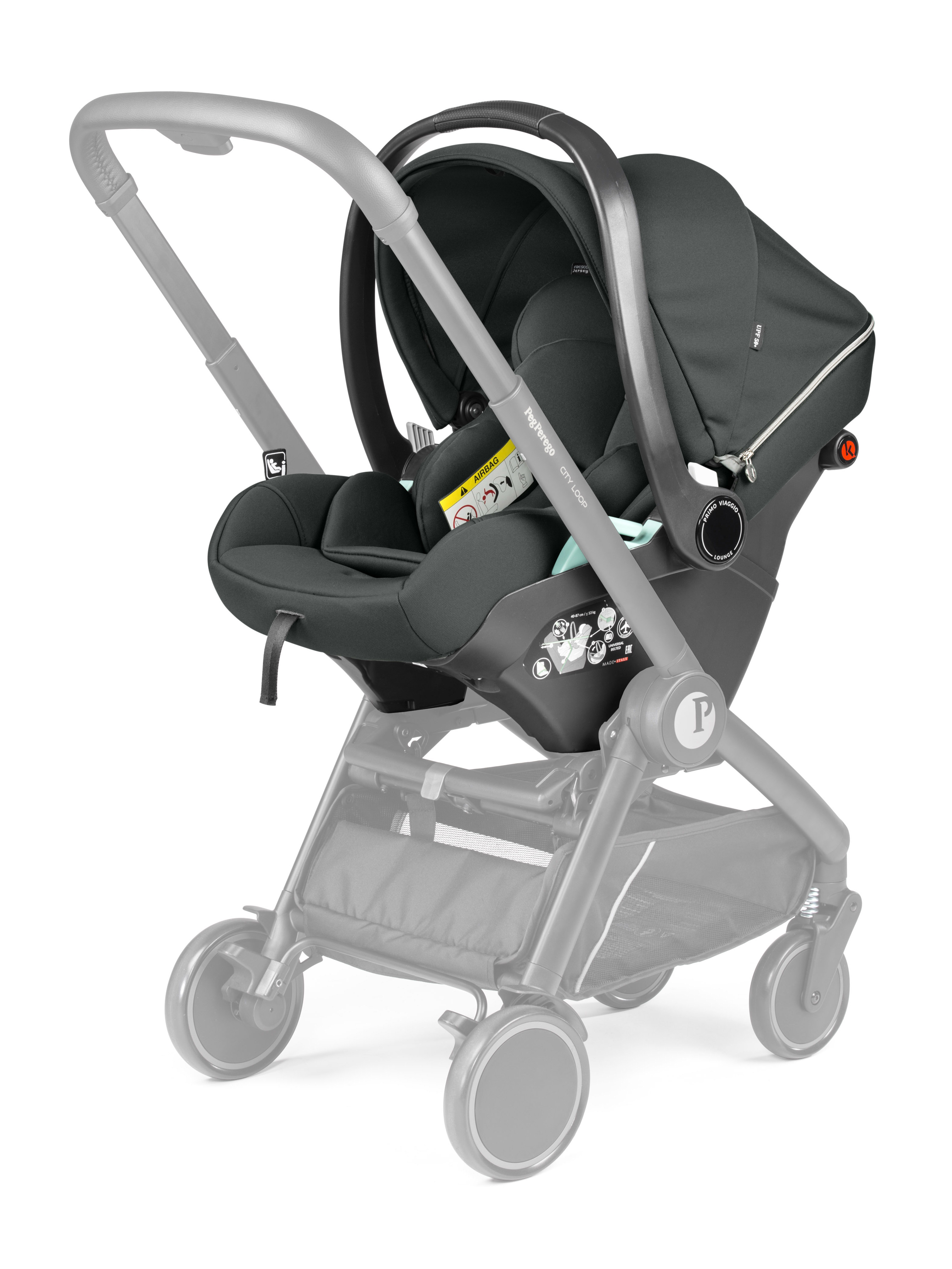 Автокресло Peg-Perego Lounge 0 (0 -13 кг) зеленый - фото 4