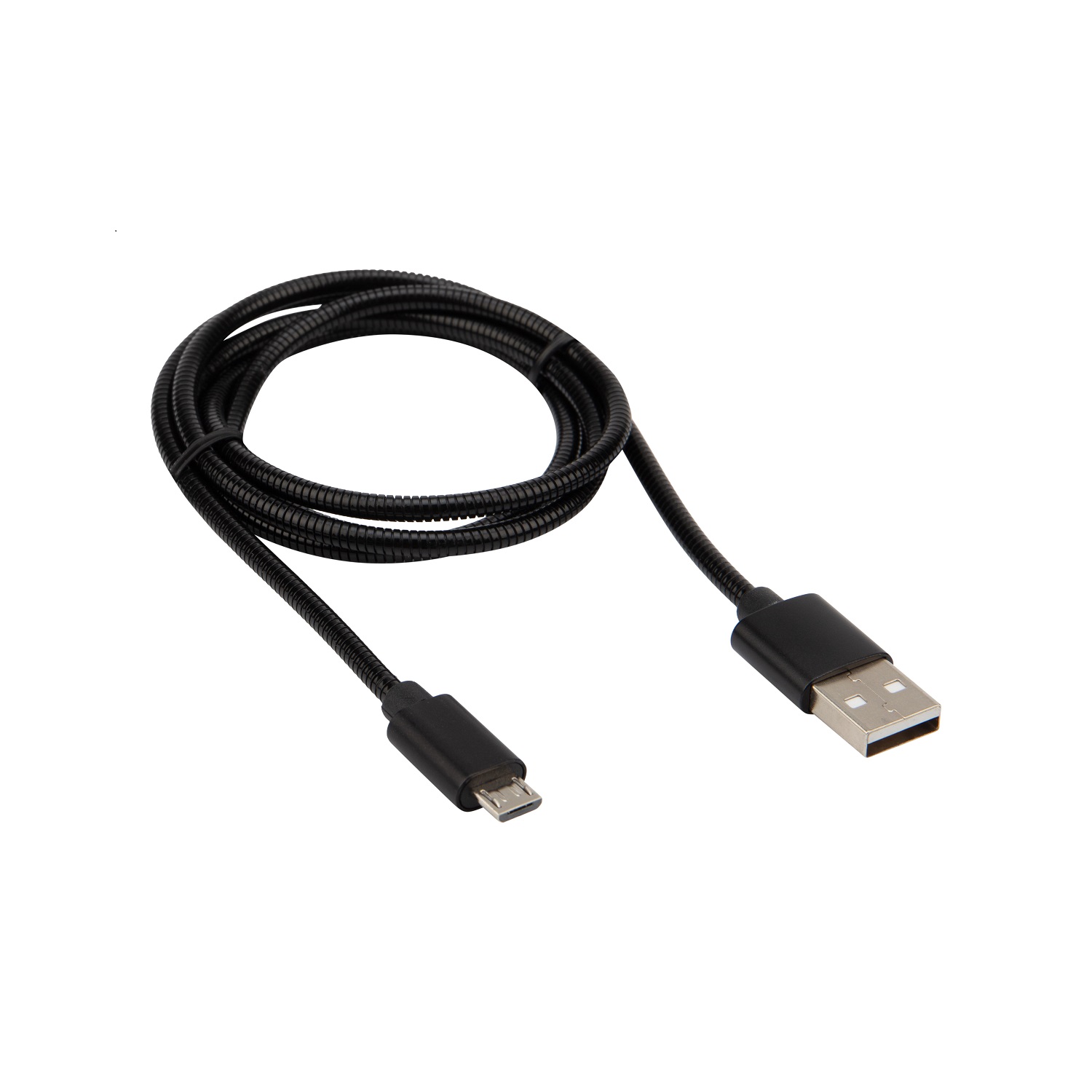 Кабель REXANT USB - microUSB 1 метр в металлической оплетке - фото 1