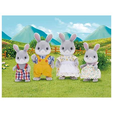 Игровой набор Sylvanian Families Семья Серых Кроликов