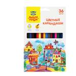 Карандаши цветные Мульти Пульти 36 шт.
