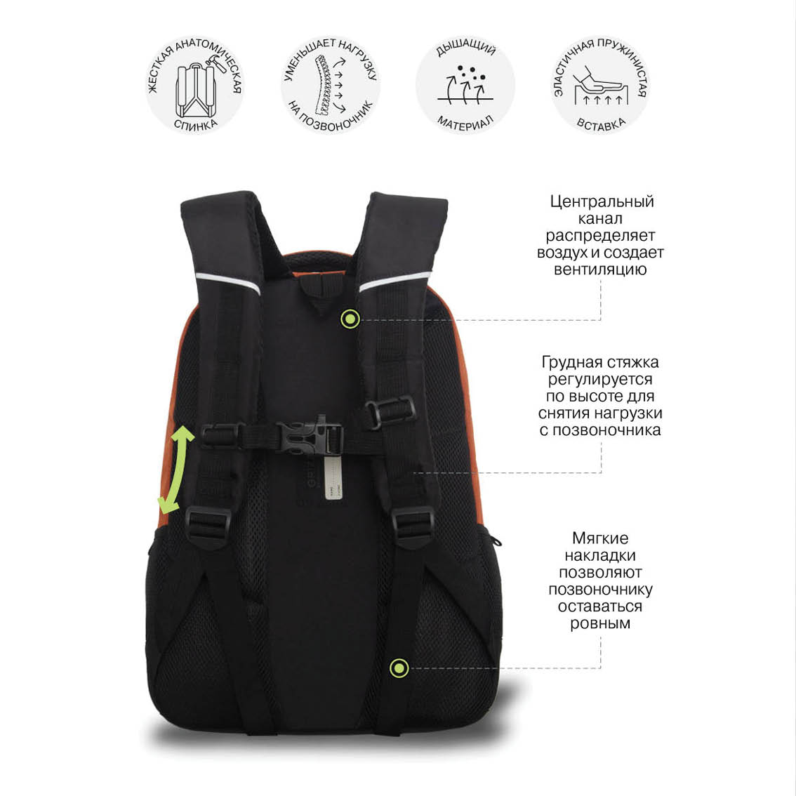 Рюкзак Grizzly для мальчика - фото 8