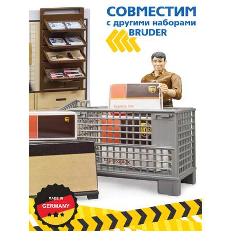 Игровой набор Bruder магазин UPS