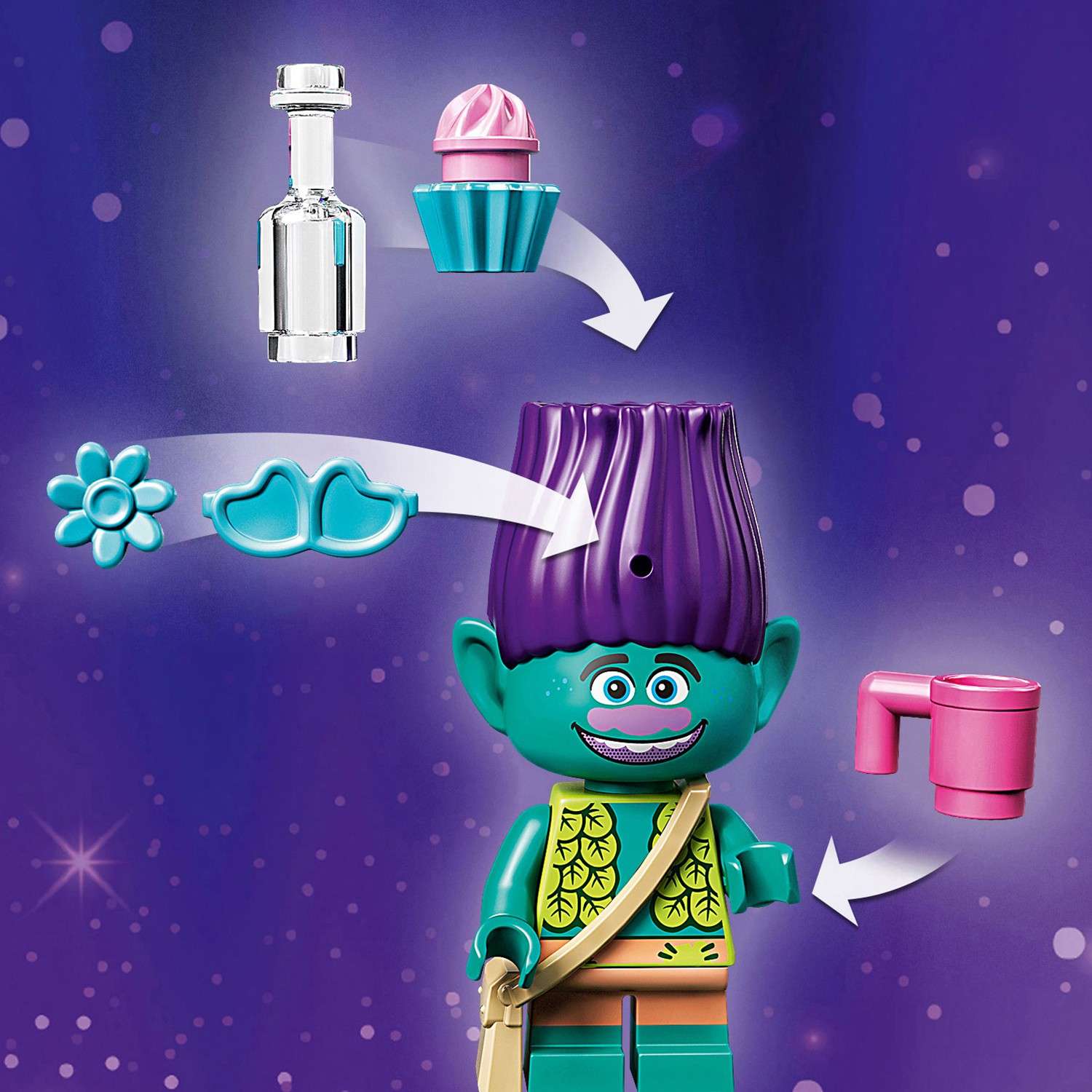 Конструктор LEGO Trolls Розочка на воздушном шаре блочный - фото 18