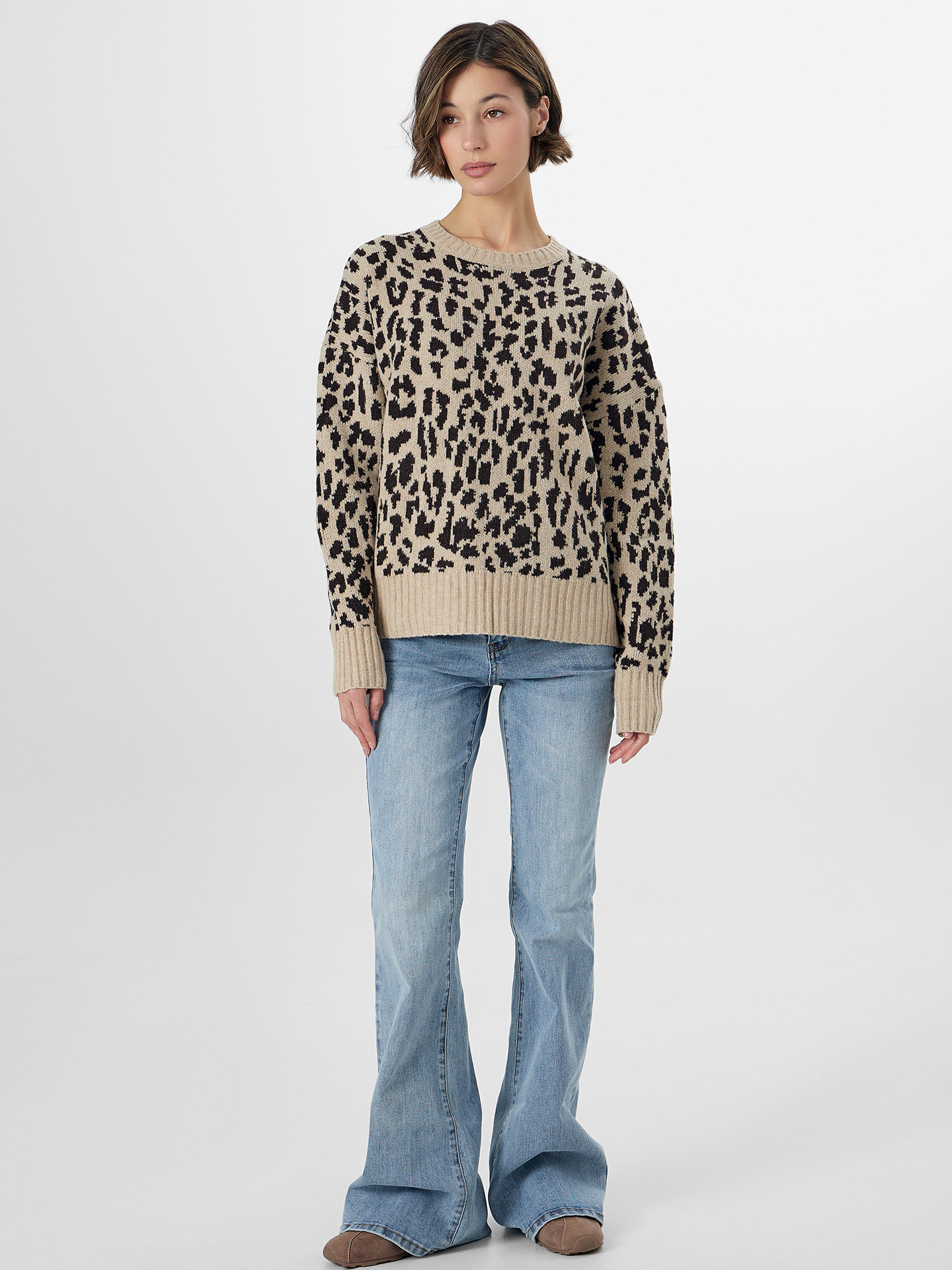 Джемпер Mark Formelle (Марк Формэль) 122487/светлый леопард - фото 3