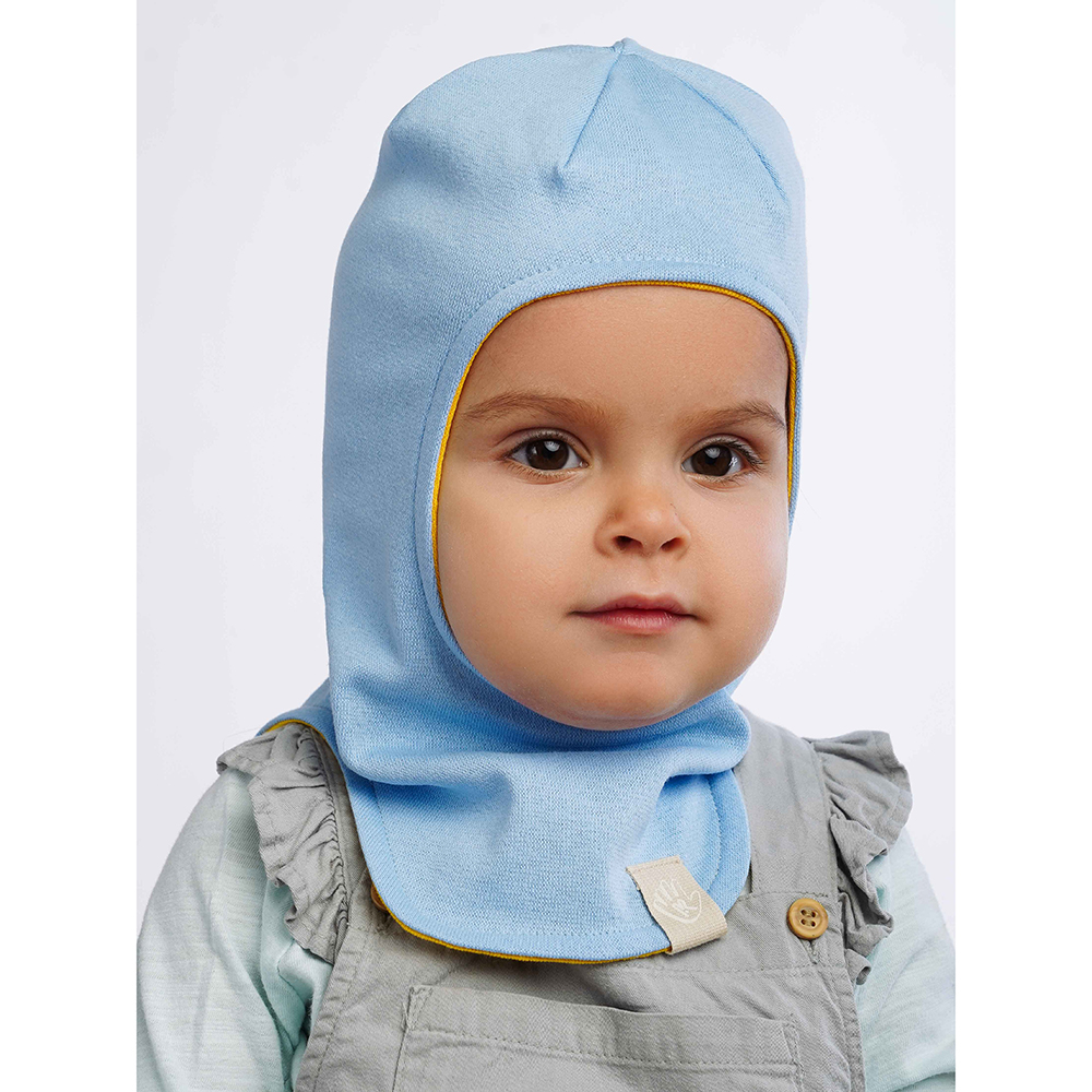 Шапка-шлем ПриКиндер U-A_221079 Цвет: Желтый/голубой - фото 4