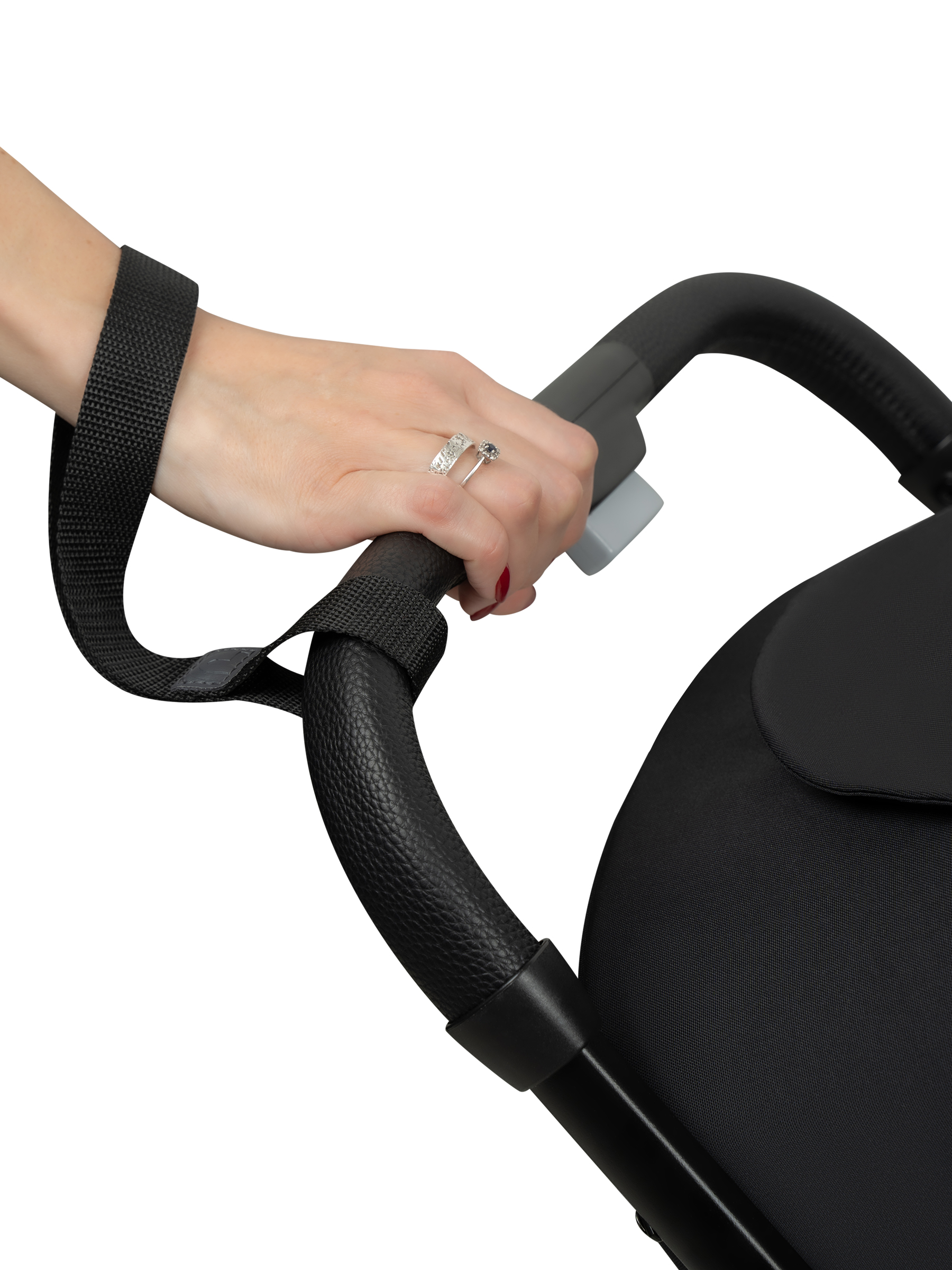 Коляска прогулочная JOVOLA Skill черный - фото 24