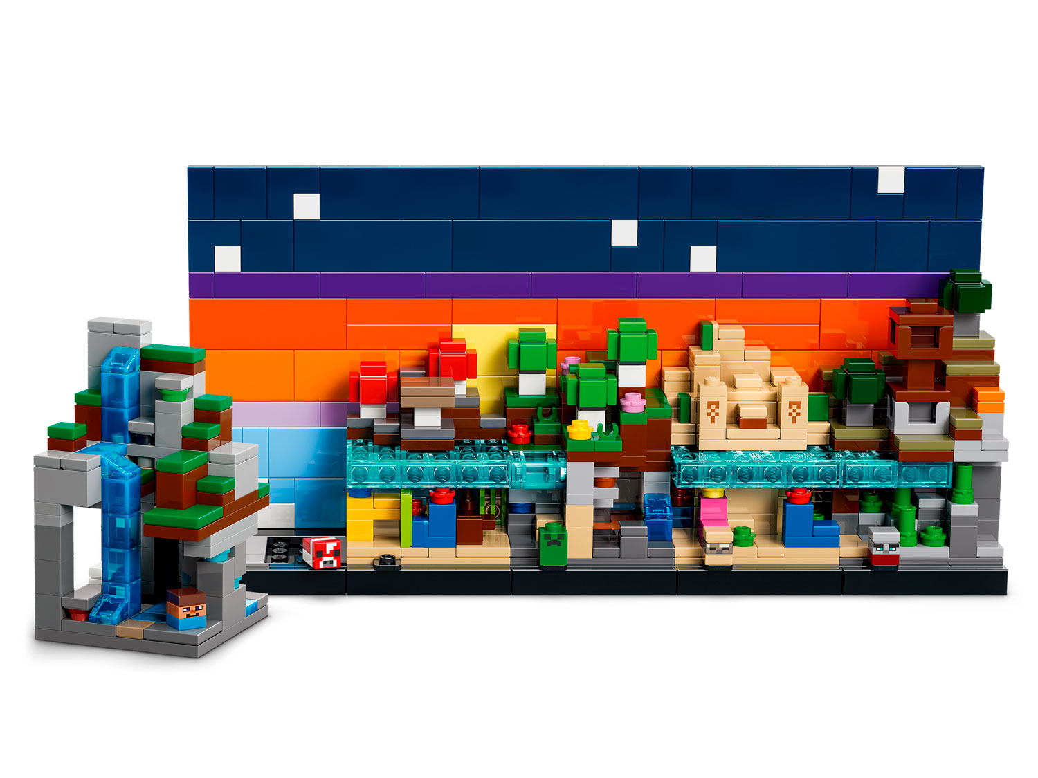Конструктор LEGO Minecraft Мини-биомы 797 дет. - фото 7