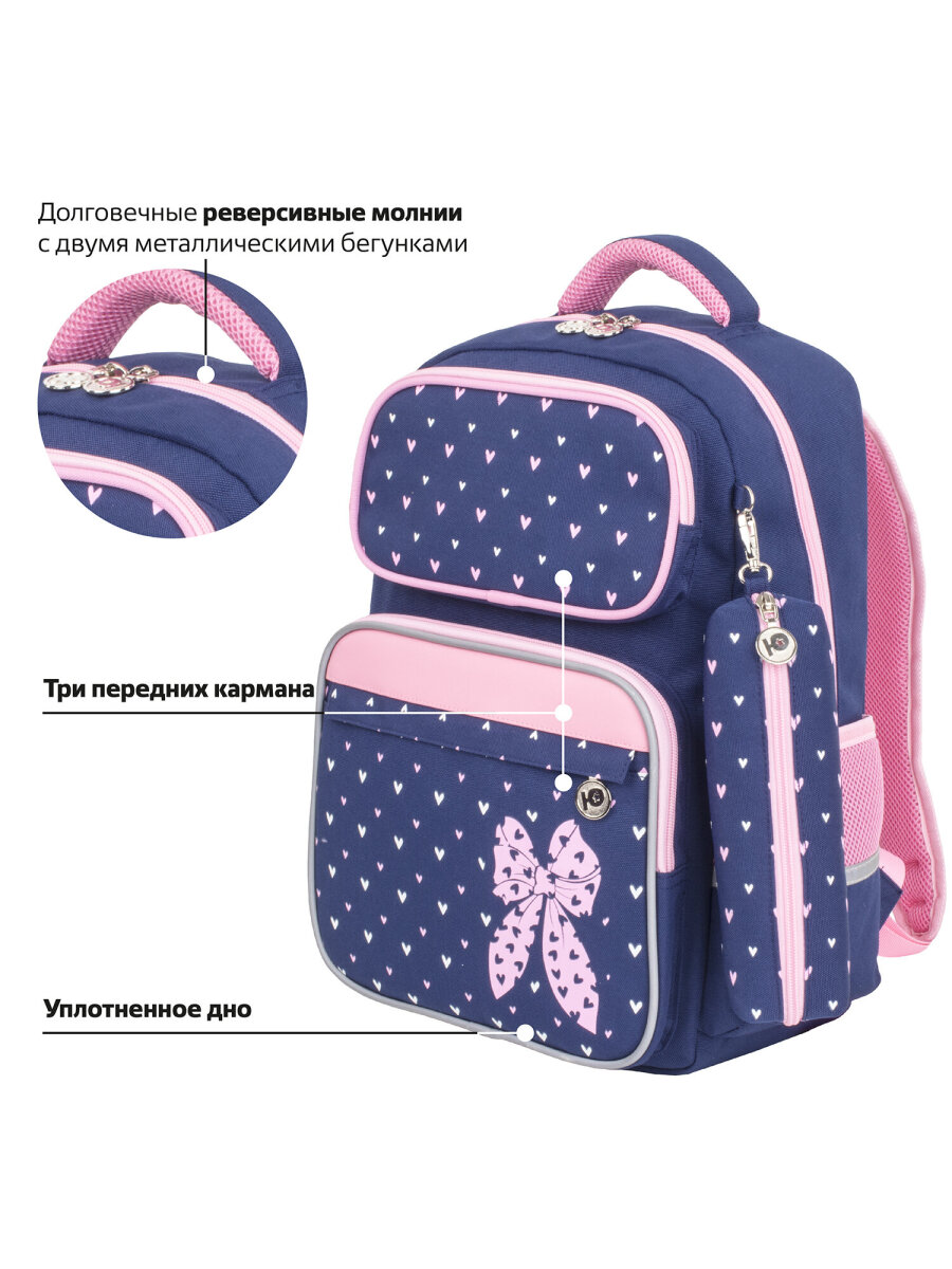Рюкзак Юнландия Pink bow - фото 5