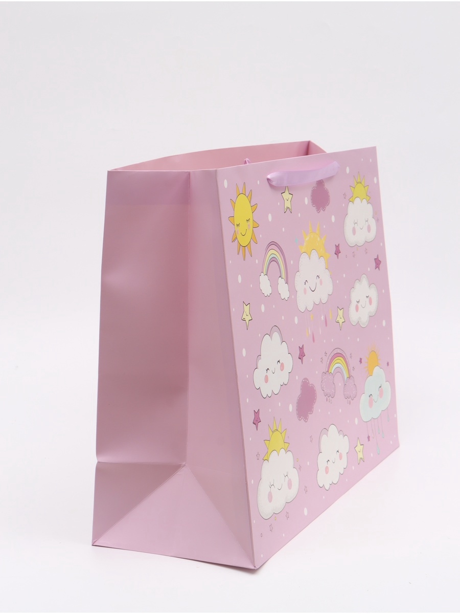 Пакет ламинированный Дарите Счастье Милые облака XL 49 × 40 × 19 см - фото 3