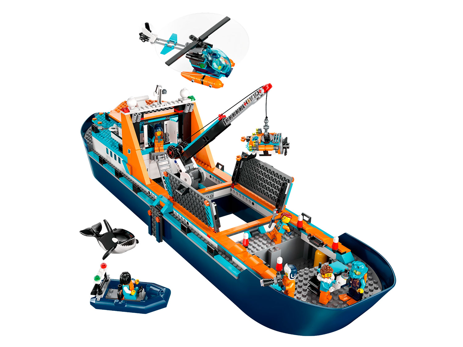 Конструктор LEGO City Исследователь Арктики блочный - фото 8