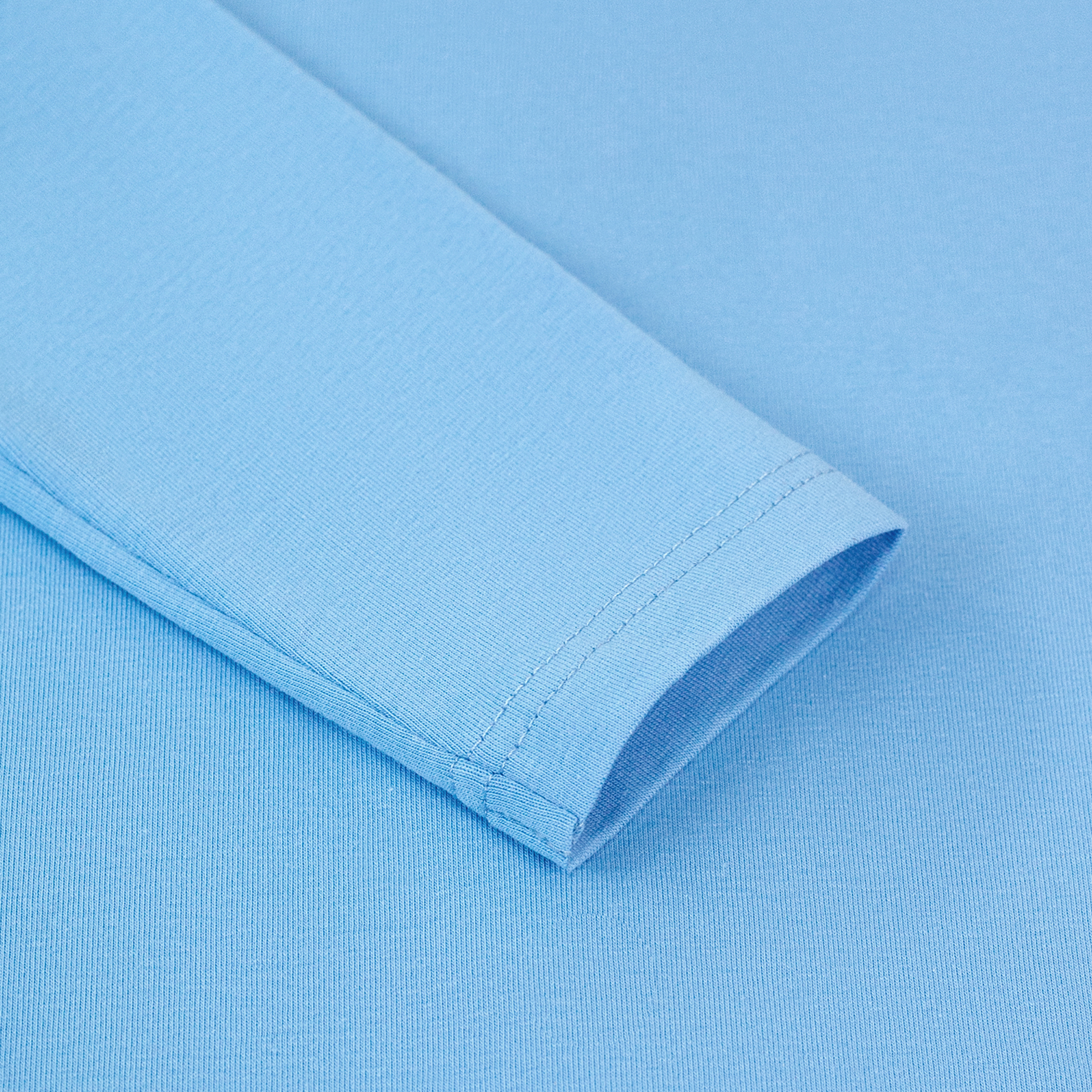 Лонгслив Фабрика Бамбук M020306KL/001B/Голубой - фото 6