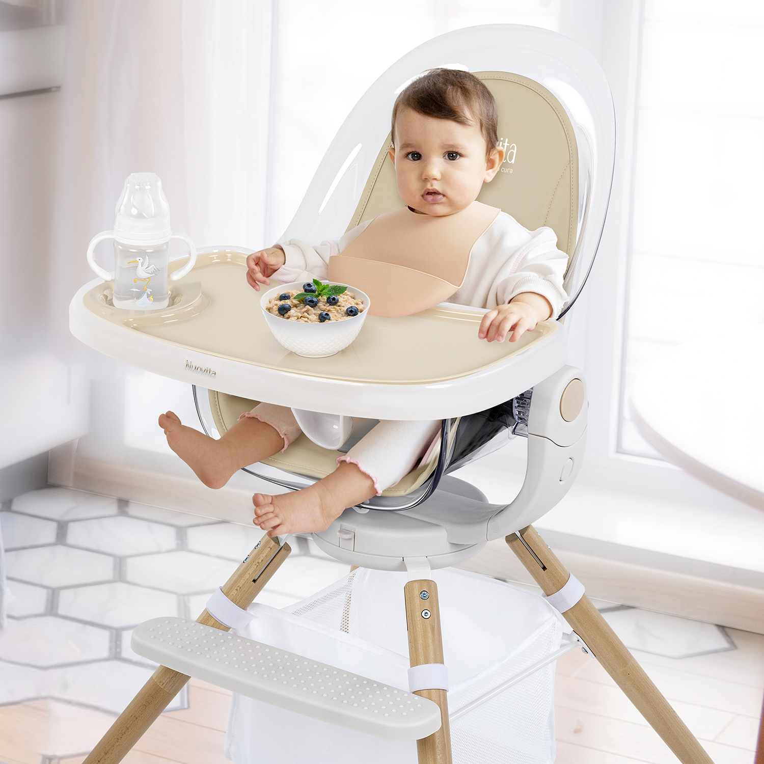 Стульчик для кормления Nuovita Gourmet трансформер - фото 20