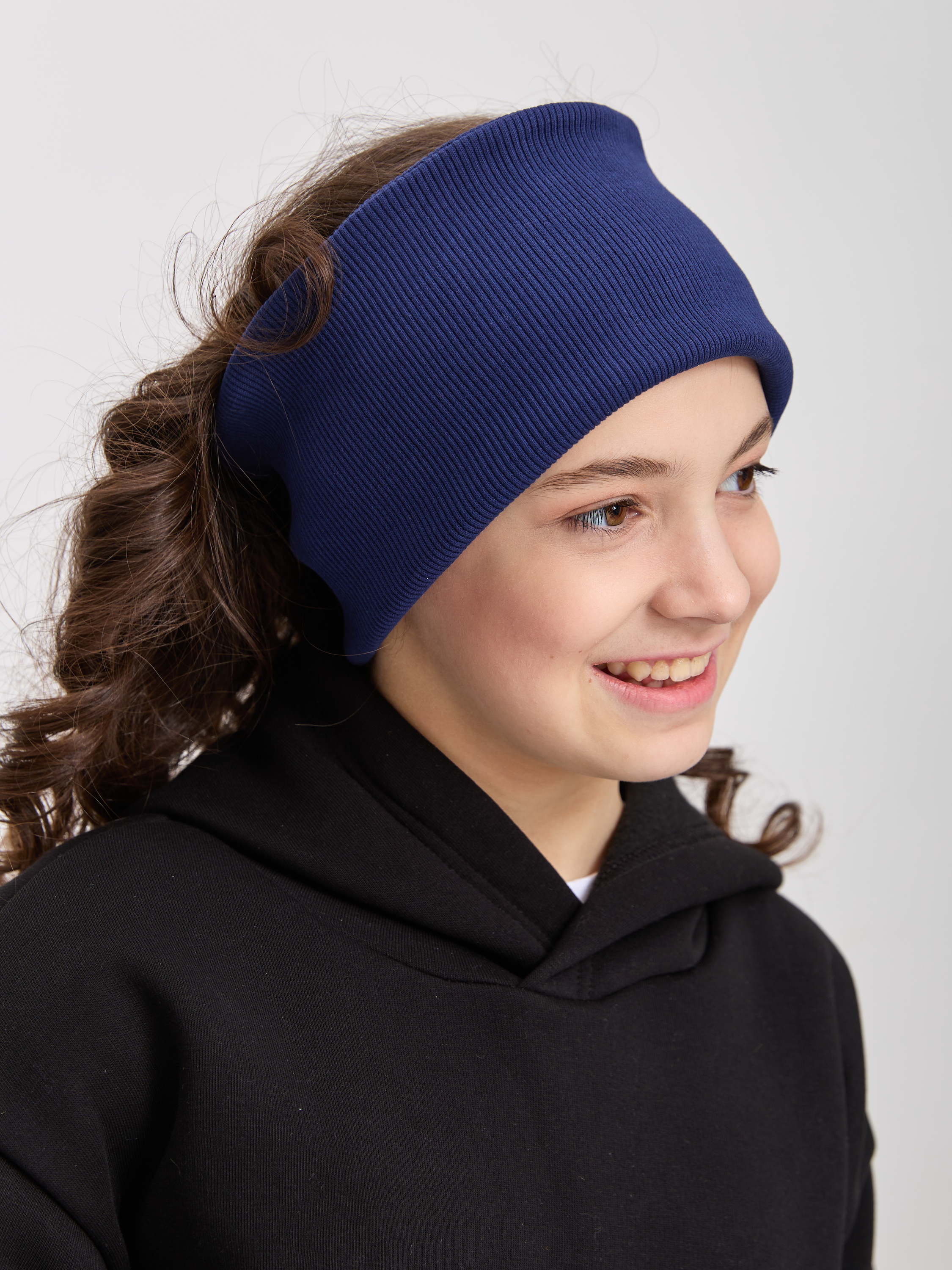 Шапка и снуд Лапушка 0258 тёмно-синий - фото 21