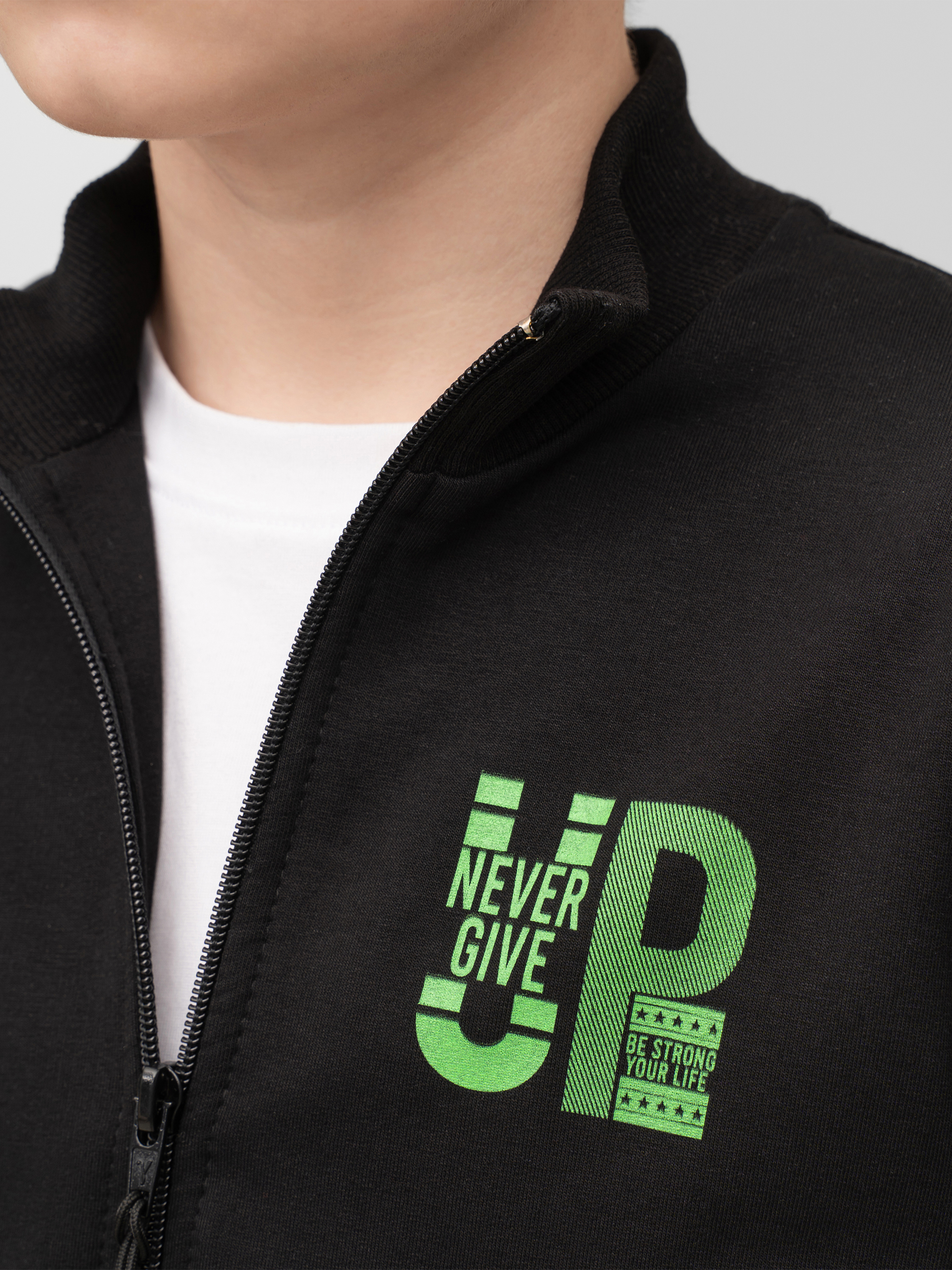 Спортивный костюм ULTRA 7062п-Ул черный не сдавайся - фото 8