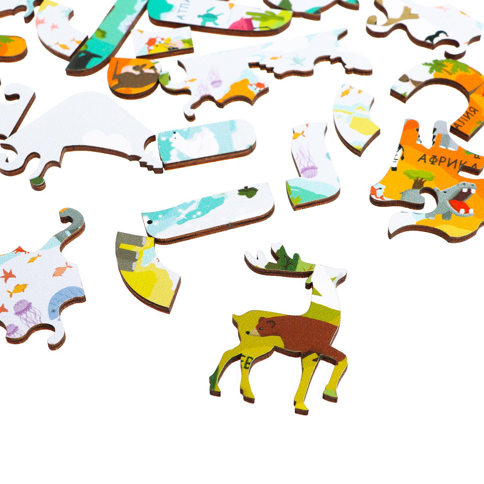 Пазл YOSHATOYS деревянный - фото 3