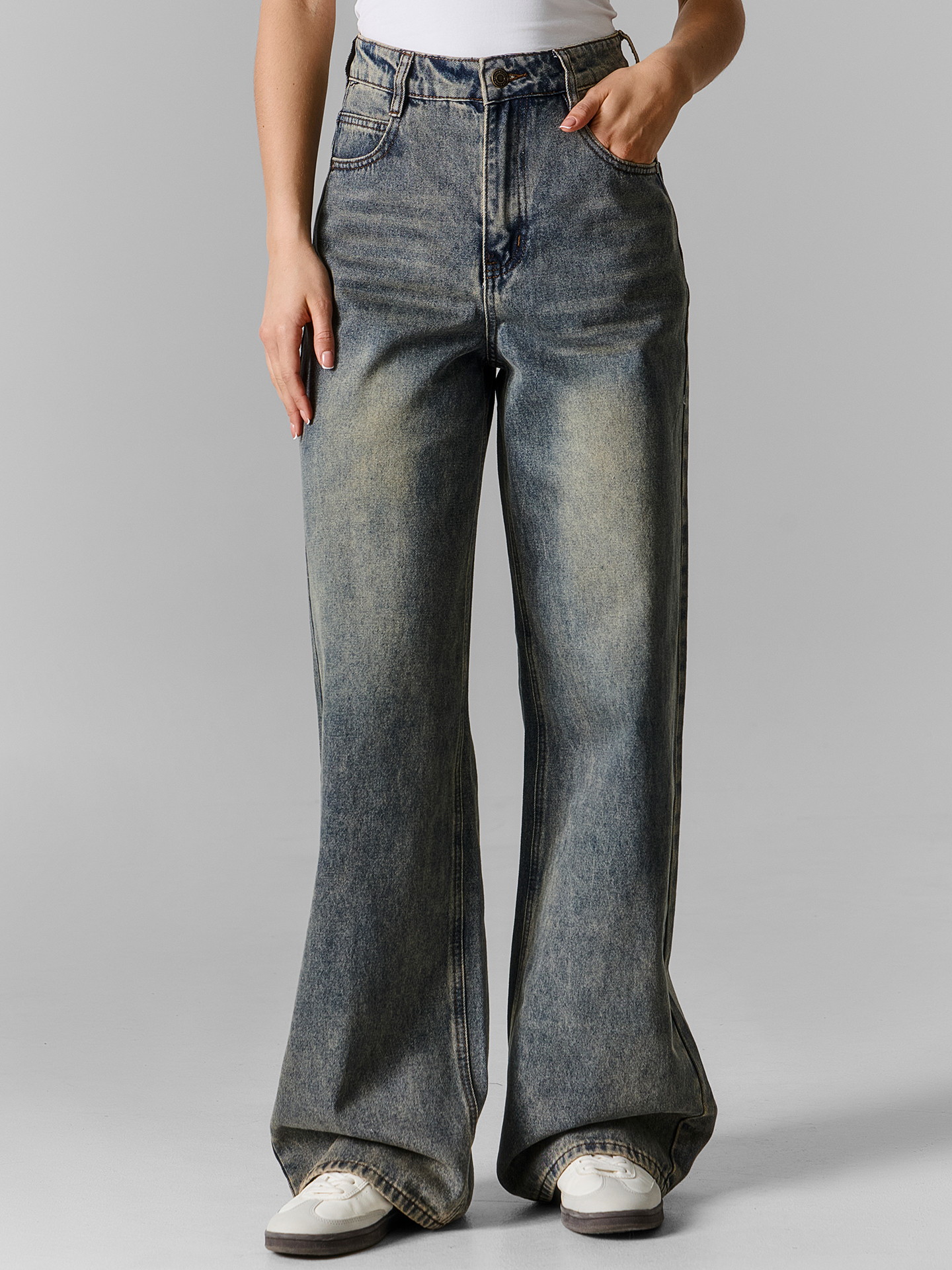 Джинсы Mark Formelle (Марк Формэль) 2026-1DTW304m-2t/синий +тинт - фото 2