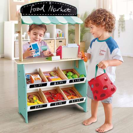 Игровой набор Hape продукты, прилавок, касса